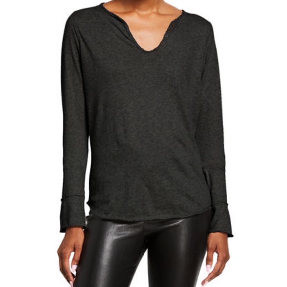 Zadig & Voltaire Tops - Zadig & Voltaire Tunys Strass Long Sleeve T Shirt